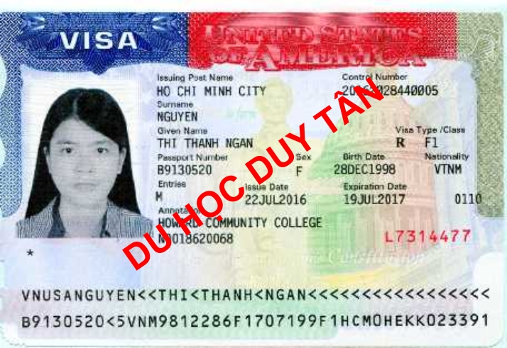 Du học Mỹ - Chúc mừng Nguyễn Thị Thanh Ngân đã đậu visa du học Mỹ! 